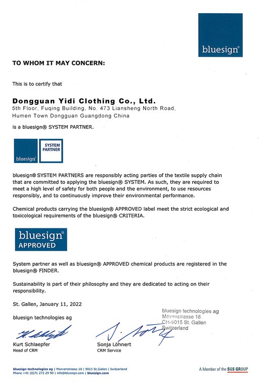 bluesign document