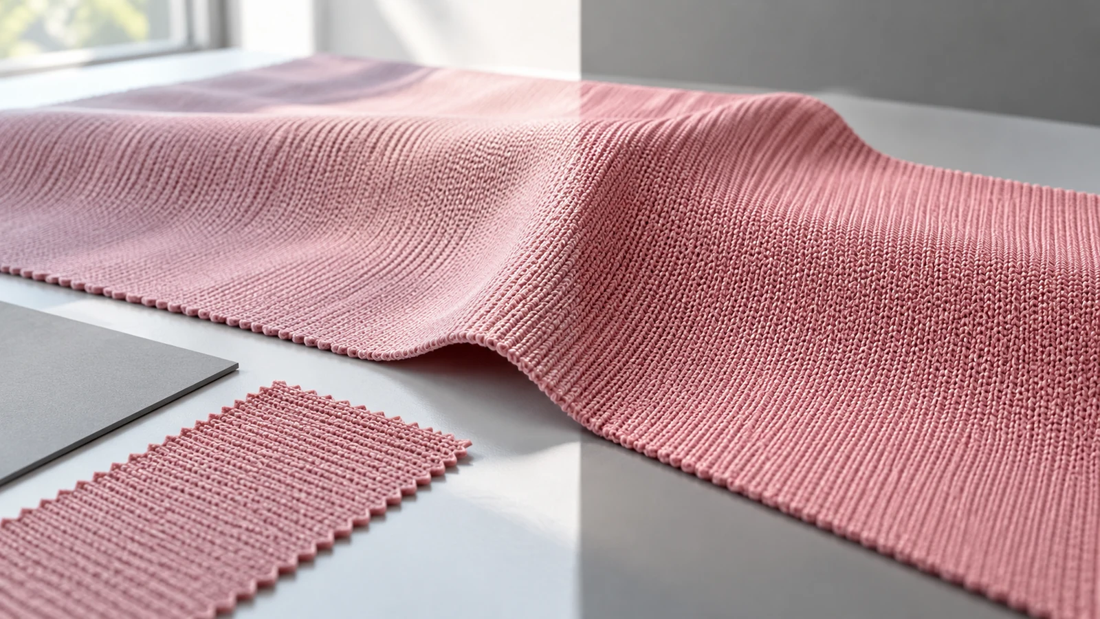 Illustrative activewear development concept for why pink is a technical product decision