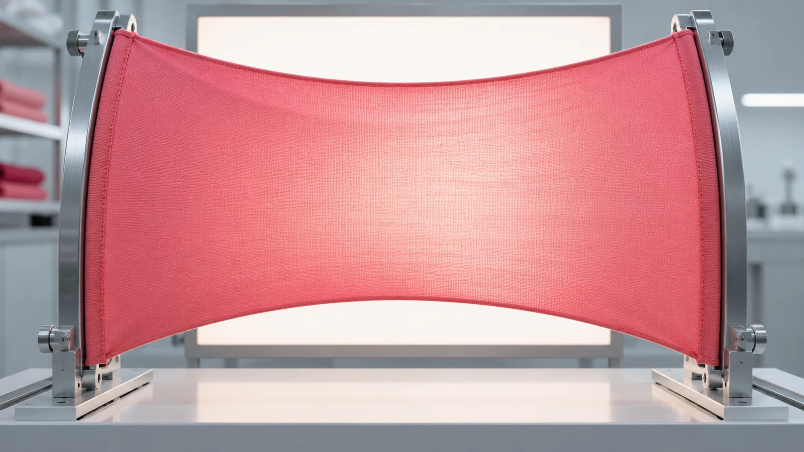Illustrative activewear development concept for control opacity in light and saturated pinks